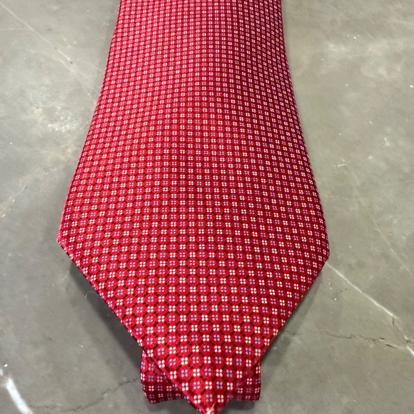Ermenegildo Zegna Silk Tie in Red - Picture 7 of 9
